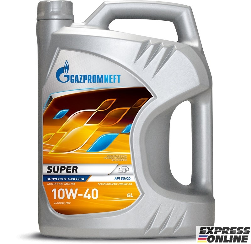 Моторное масло Gazpromneft Super 10W-40 SG/CD 5л полусинтетическое