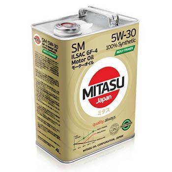 Масло моторное синтетическое MITASU MJ-M11-4 MOLY-TRIMER 5W-30, 4л