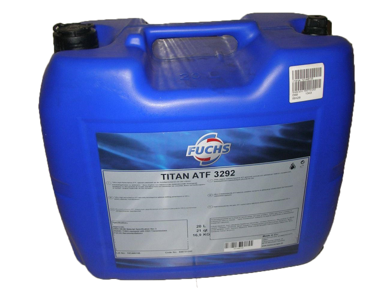 Трансмиссионные масла titan. Titan ATF 3292. Fuchs Titan ATF 3292 20л. Fuchs (Фукс) Titan ATF 3292. Масло Титан 3292 20 литров.