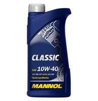 Масло моторное полусинтетическое Mannol Classic 10W-40, 1л
